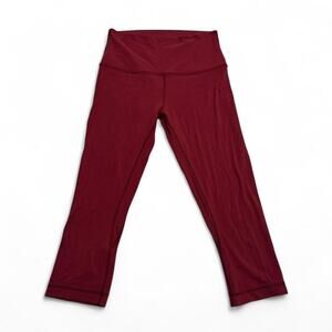 Lululemon red leggings women’s size 6